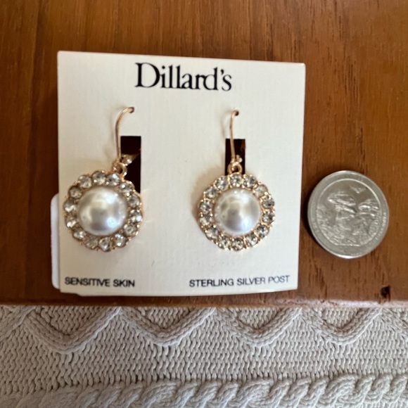 NWT Dillard’s Fashion Earrings, Pierced, Sterling Silver Posts - Picture 4 of 7